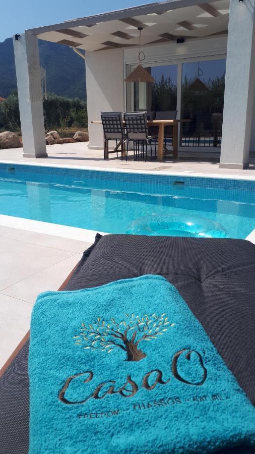 Casa O' - Moderne Villa Mit Grosser Terrasse Und Privatem Swimmingpool Skála Potamiás Eksteriør bilde
