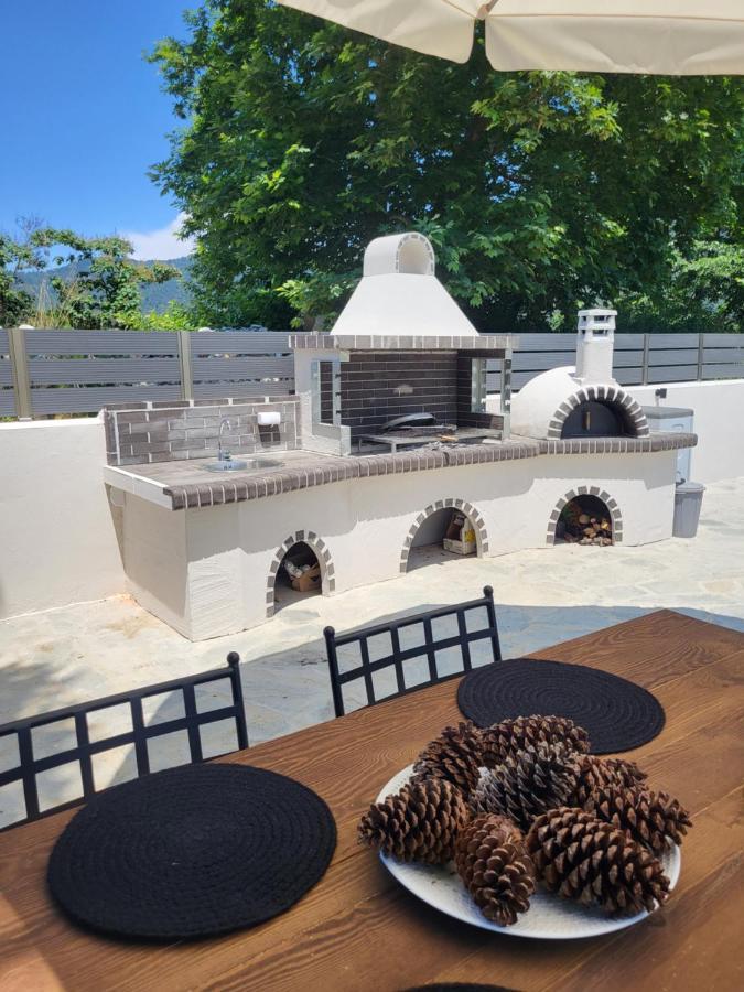 Casa O' - Moderne Villa Mit Grosser Terrasse Und Privatem Swimmingpool Skála Potamiás Eksteriør bilde